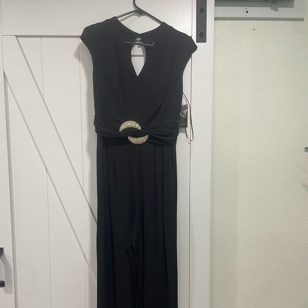 black jumpsuit